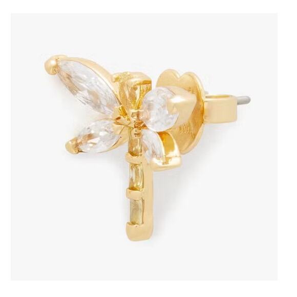 Kate Spade Greenhouse Dragonfly Cubic Zirconia Earrings Set - Picture 4 of 5